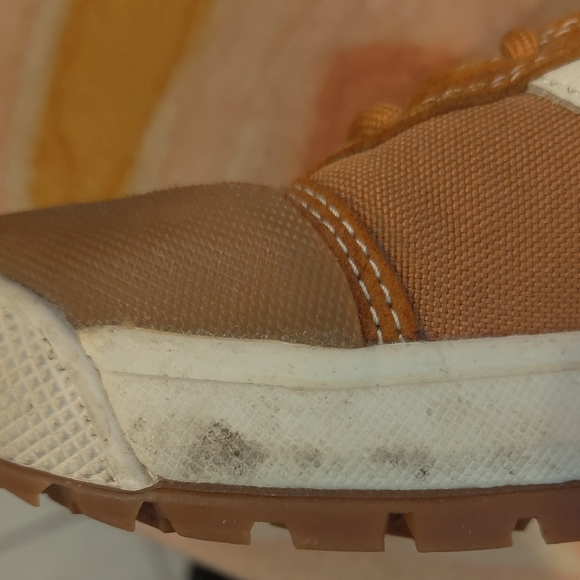 Vans Men's Tan and White Sneakers - Picture 7 of 8